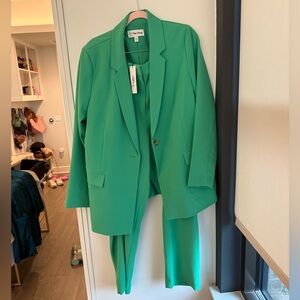 The Drop Green Blazer and Pants Set